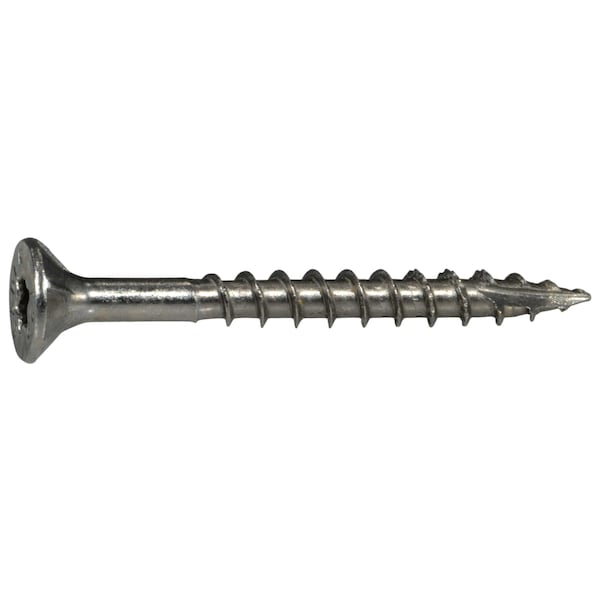 Saberdrive Deck Screw, #9 x 1-3/4 in, 18-8 Stainless Steel, Flat Head, Torx Drive, 420 PK 53996 - main